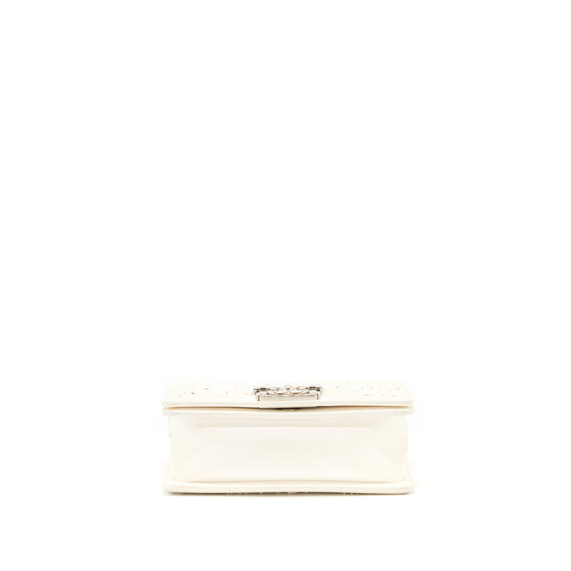 Chanel Small boy bag limited white SHW