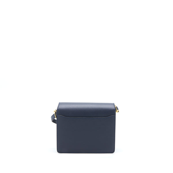 Hermes Mini Roulis Evercolour Blue Nuit GHW Stamp Z