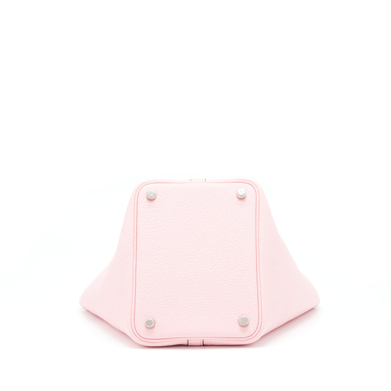 Hermes Picotin 18 Lock Bag Clemence 3Q Rose Sakura SHW Stamp Z