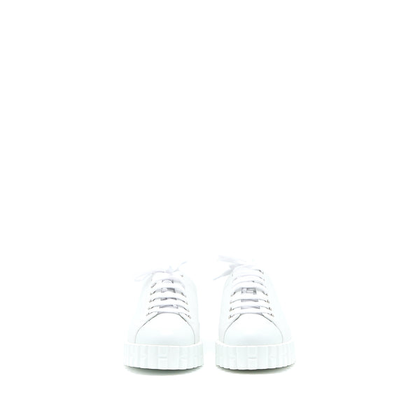 Hermes Size 39 Woman’s Cross Sneaker Blanc