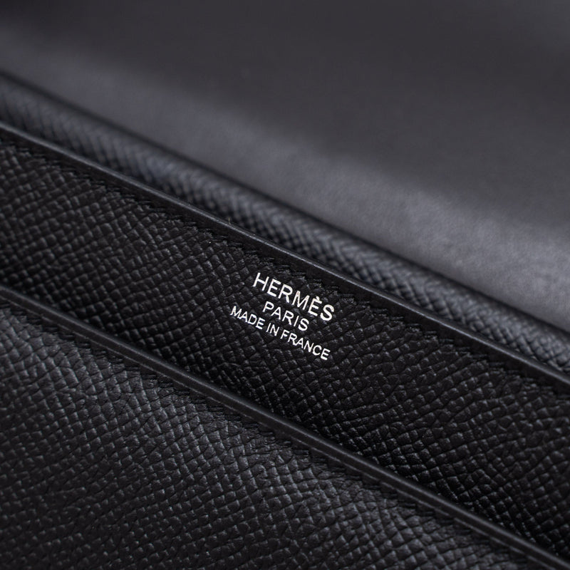 Hermes Verrou 21 Bag Epsom Black SHW Stamp C