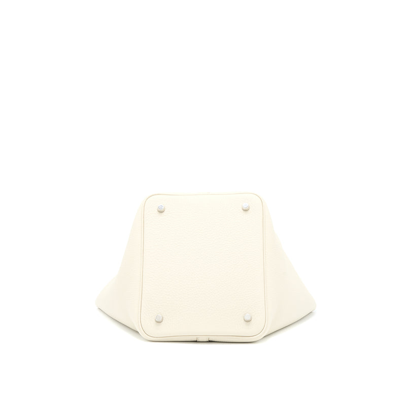 Hermes Picotin 22 Lock Bag Clemence 8L Beton SHW Stamp U