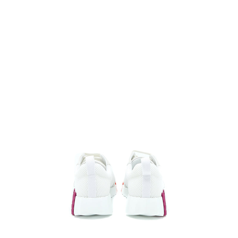 Hermes Size 36.5 Femme Bouncing Sneaker Suede/Goatskin White/Multicolour