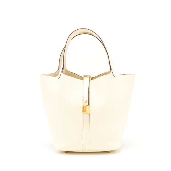 Hermes picotin 22 Lock bag Nata GHW stamp Z
