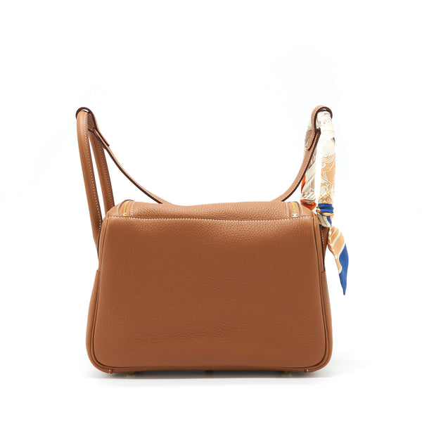 Hermes Lindy 26 Clemence Gold GHW Stamp Z With An Extra Twilly