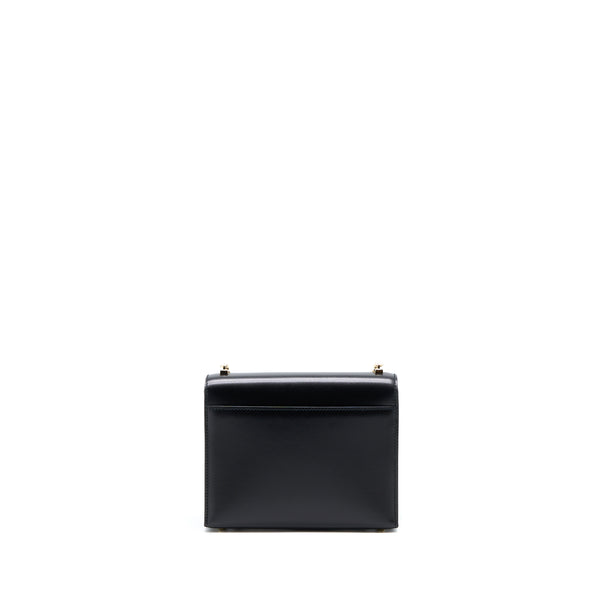 Hermes Mini Verrou Bag Box Black GHW STAMP D