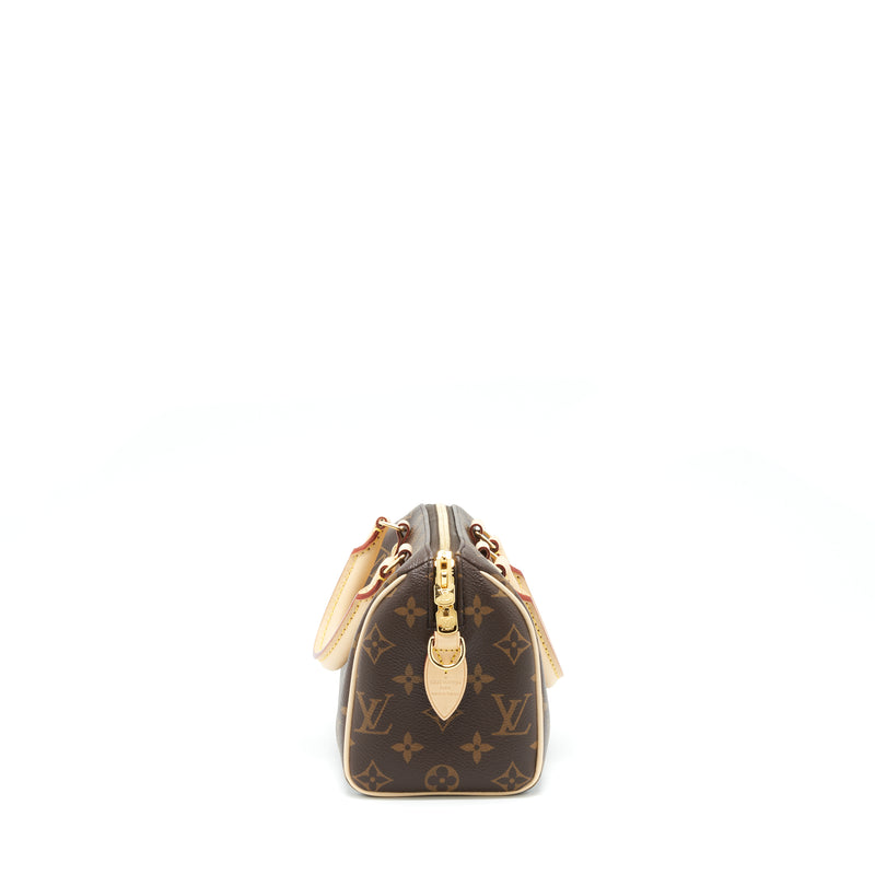 Louis Vuitton Speedy Bandouliere 20 Monogram Canvas/Black Multicolour Strap