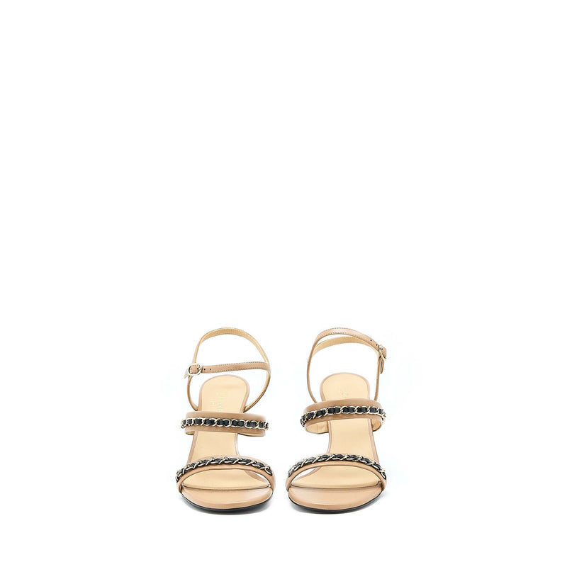 Chanel sandals online lambskin