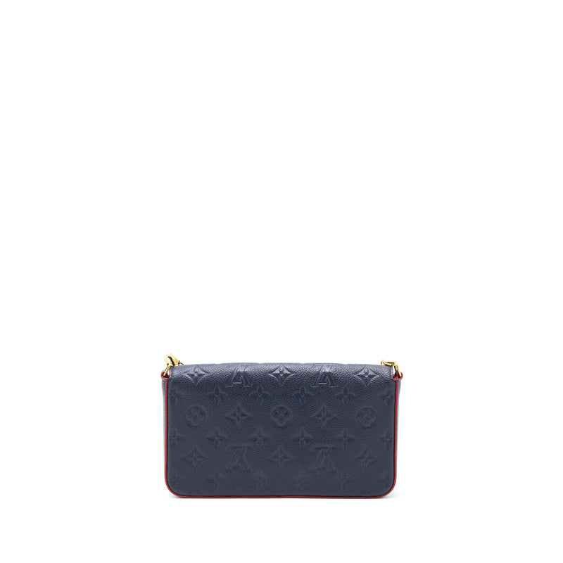 Louis Vuitton Felicie Pochette Monogram Empreinte Navy GHW