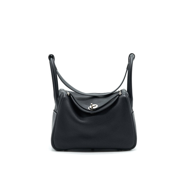 HERMES LINDY 26 BAG BLACK WITH SHW