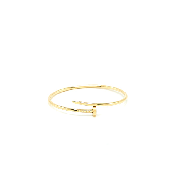 Cartier Size 16 Juste Un Clou Bracelet Small Model Yellow Gold