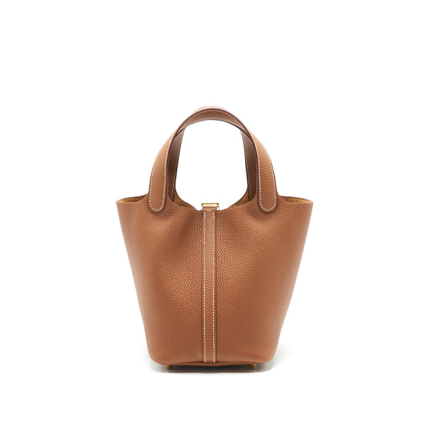 Hermes Picotin 18 Lock Bag 37 Gold GHW Stamp Y