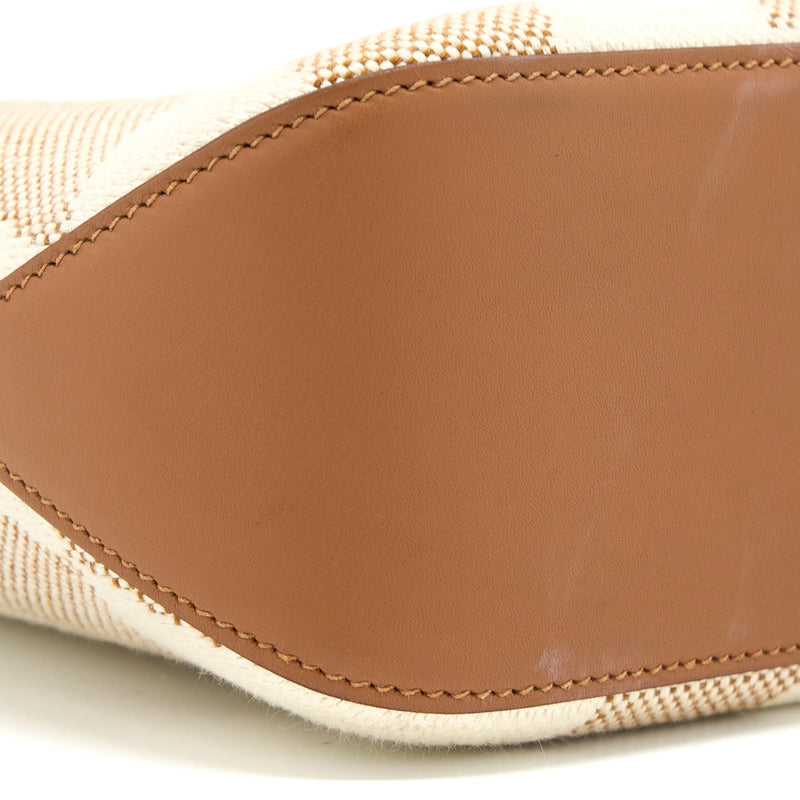 Hermes Cabas H En Biais 27 Bag Ecre-Naturel/Gold Stamp Z