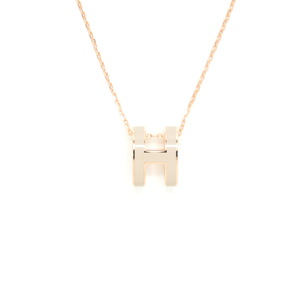 Hermes Pop H pendant Marron Glace RGHW