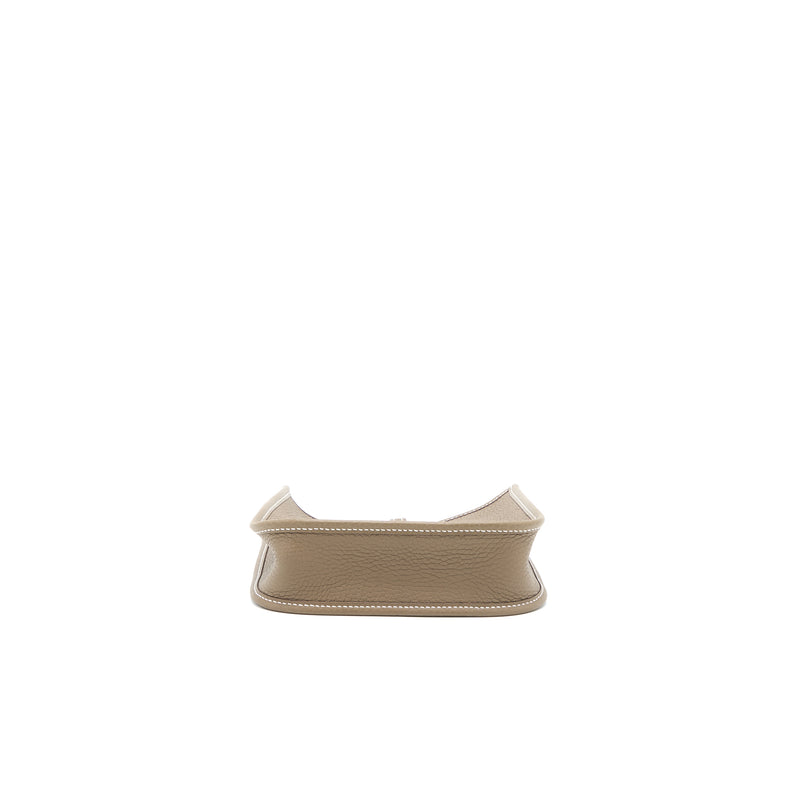 Hermes Mini Evelyne Clemence Etoupe GHW Stamp Z