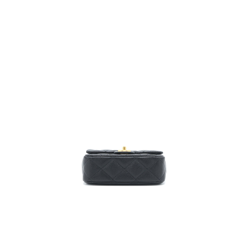 Chanel 23P Coco Love Flap Bag Caviar Black GHW (Microchip)