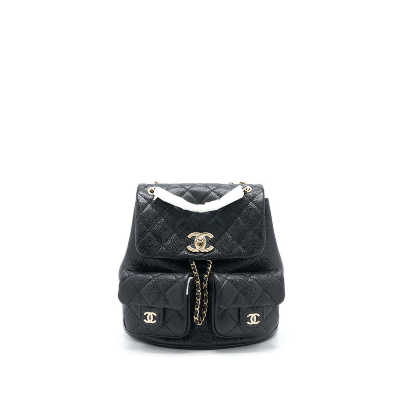 Backpack Chanel Black in Denim - Jeans - 31347120