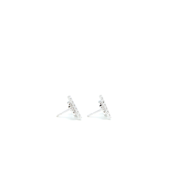 Hermes Finesse Earrings White Gold with Diamonds