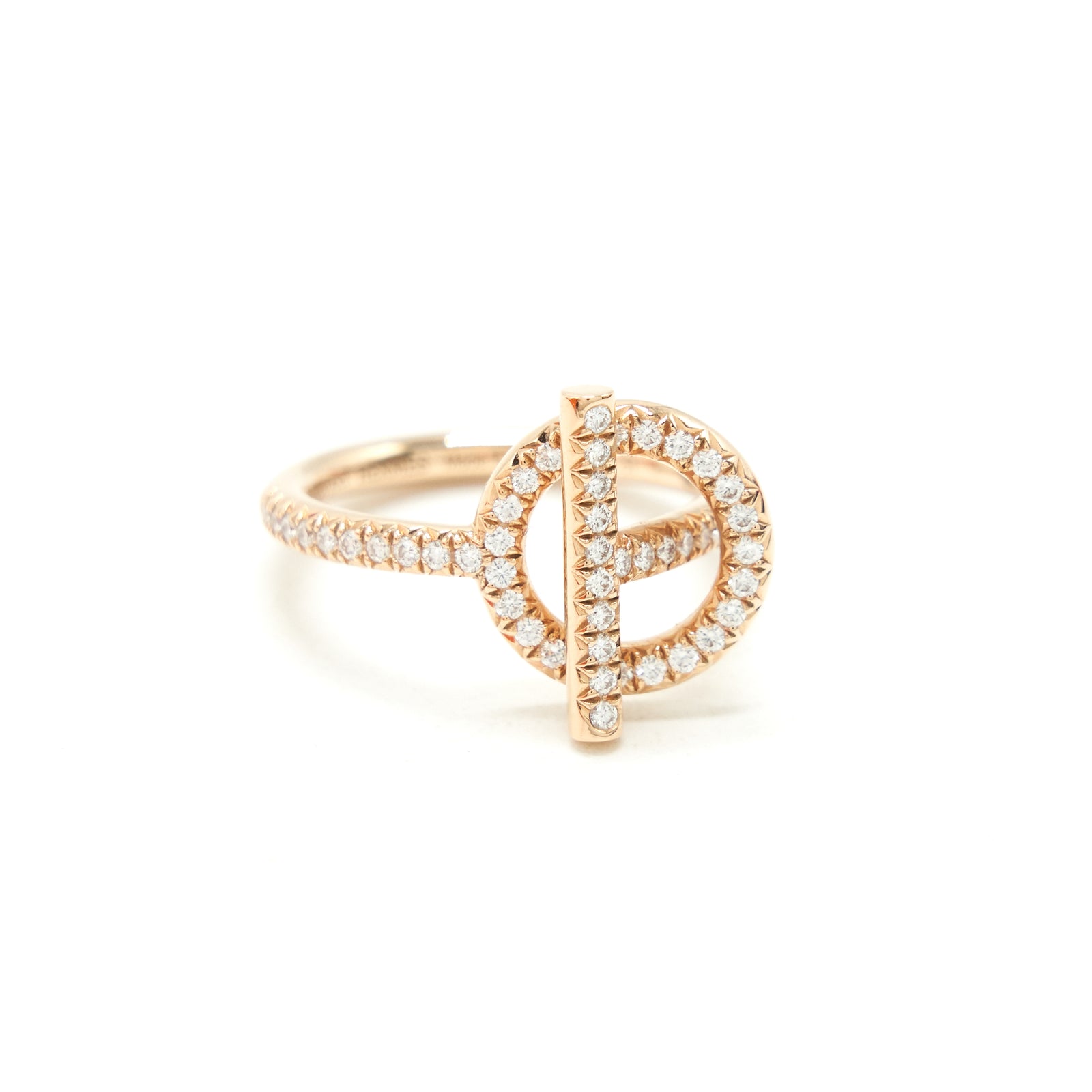 Hermes Size51 Echappee Hermes Ring, Small Model Rose Gold Hermes Size51 Echappee Hermes Ring, Small Model Rose Gold