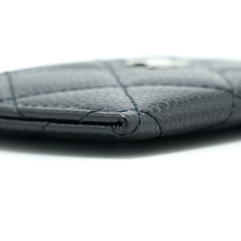 Chanel Classic Card Holder Caviar Black SHW