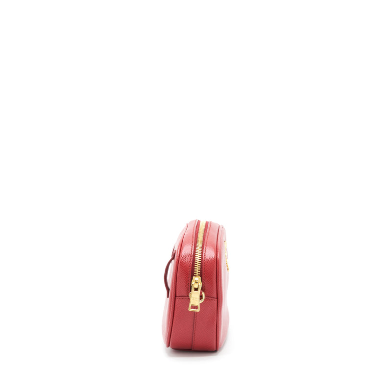 Prada Crossbody/Belt Bag Saffiano Red GHW