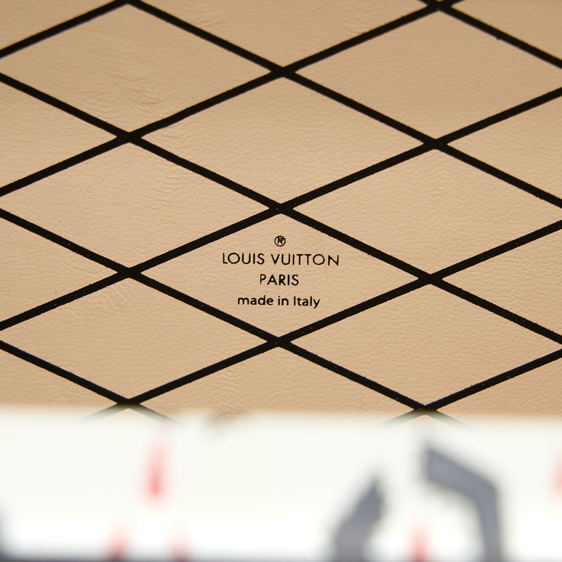Louis Vuitton Petit Mallet Limited Edition Black / White SHW
