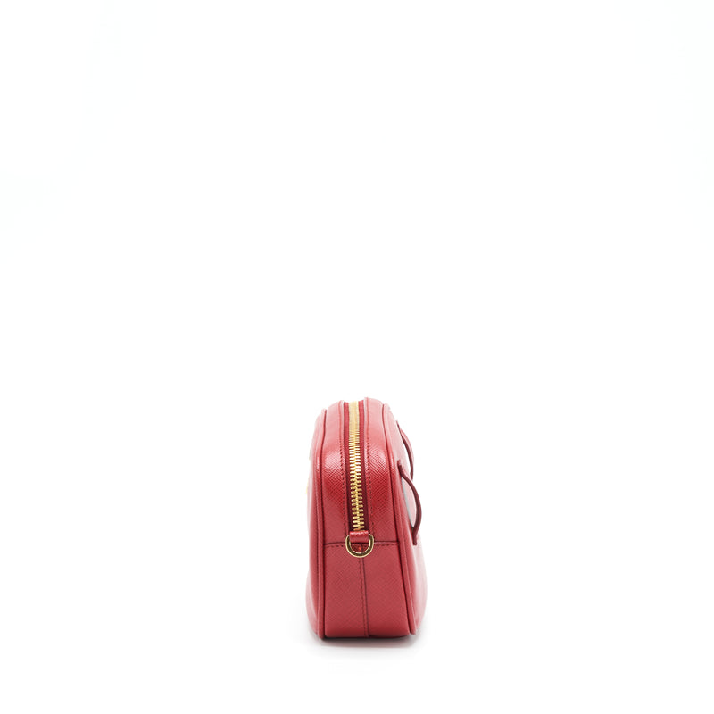 Prada Crossbody/Belt Bag Saffiano Red GHW