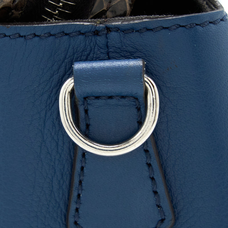 Fendi By The Way Calfskin/ Python Dark Blue SHW