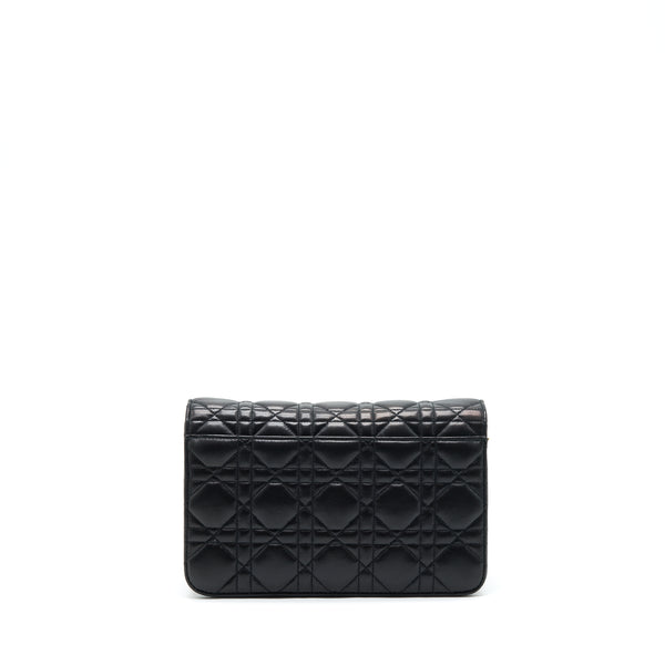 Dior Miss Dior Mini Crossbody Chain Bag Lambskin Black LGHW