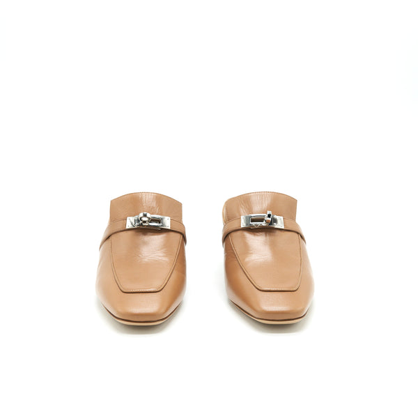 Hermes Size 40 Blossom Mule  Gold SHW