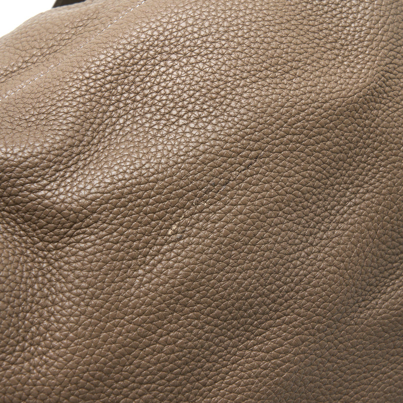 Hermes Lindy 34 Clemence Etoupe SHW Stamp Square Q