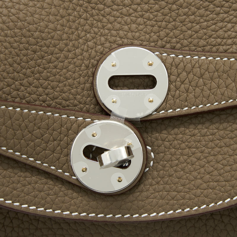Hermes Lindy 26 Clemence Etoupe SHW Stamp U