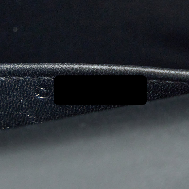 Hermes Mini Kelly II Epsom Black GHW Stamp C