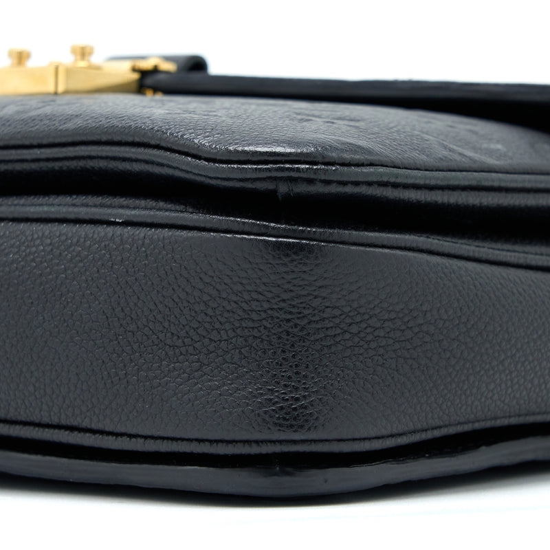 Louis Vuitton Pochette Métis Monogram Empreinte Black GHW