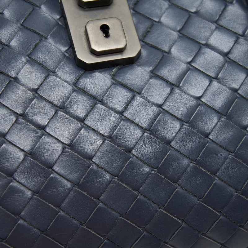 bottega Veneta Mini Roma blue Calfskin Bag