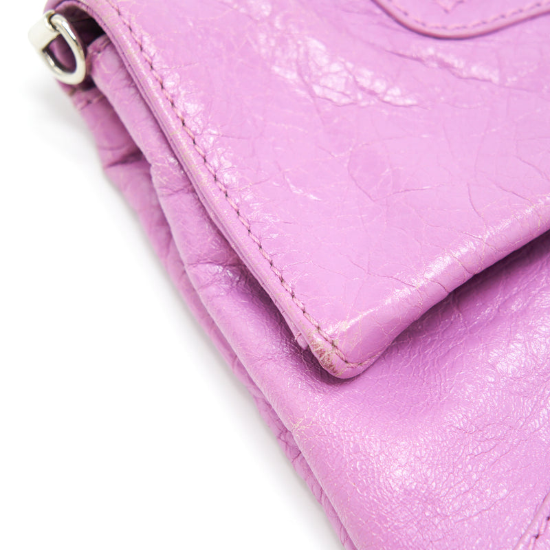Balenciaga Classic Crossbody Bag Pink SHW