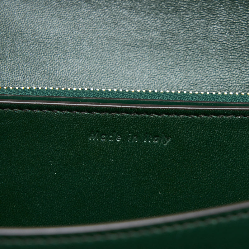 Celine Medium Classic Bag In Box Calfskin- Dark Green