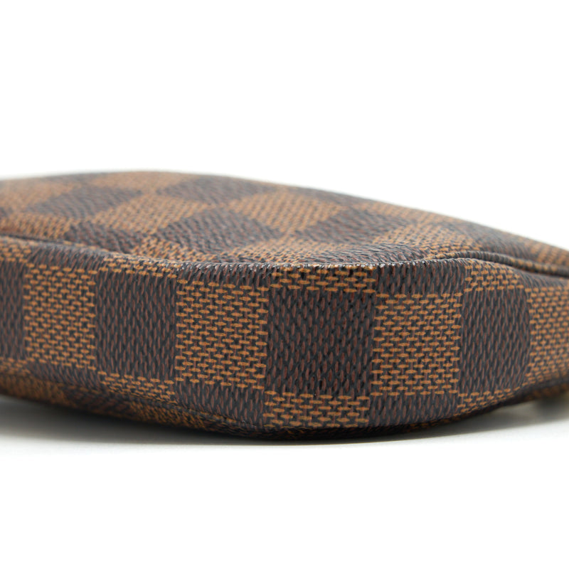Louis Vuitton Mini Pochette Accessories Damier Ebene Canvas GHW