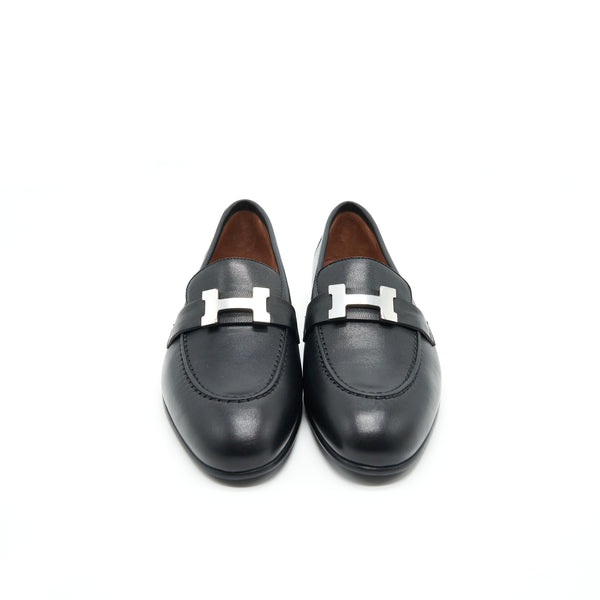 Hermes Size 36 Paris Loafer Black SHW