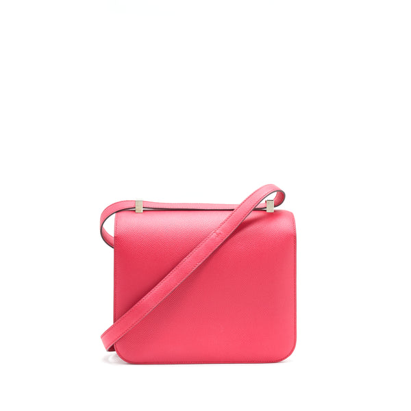 Hermes Constance 24 Epsom Rose Extreme SHW Stamp C