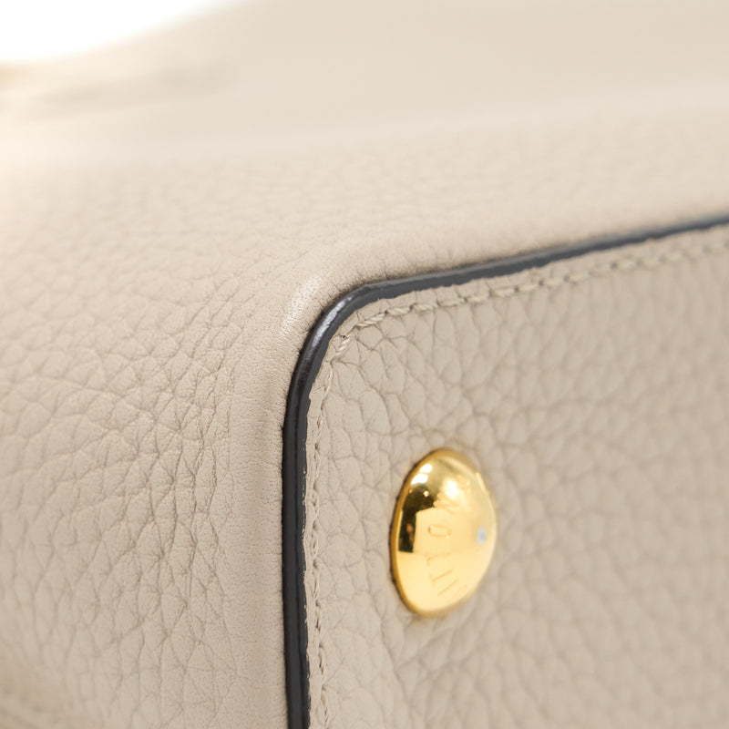 Louis Vuitton Capucine MM Taurillon Galet GHW