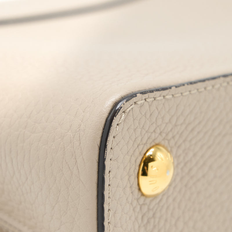 Louis Vuitton Capucine MM Taurillon Galet GHW