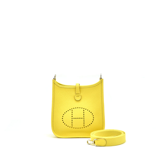 Hermes Mini Evelyne Lime SHW Stamp Y