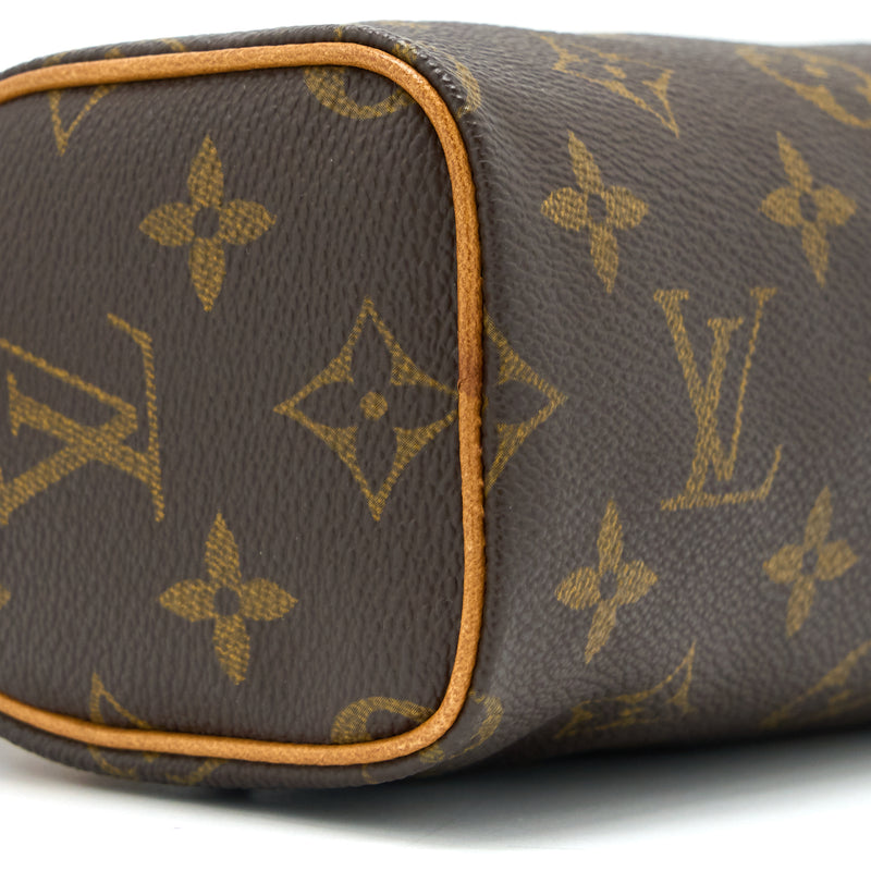 Louis Vuitton Vintage Nano Speedy Monogram Canvas GHW