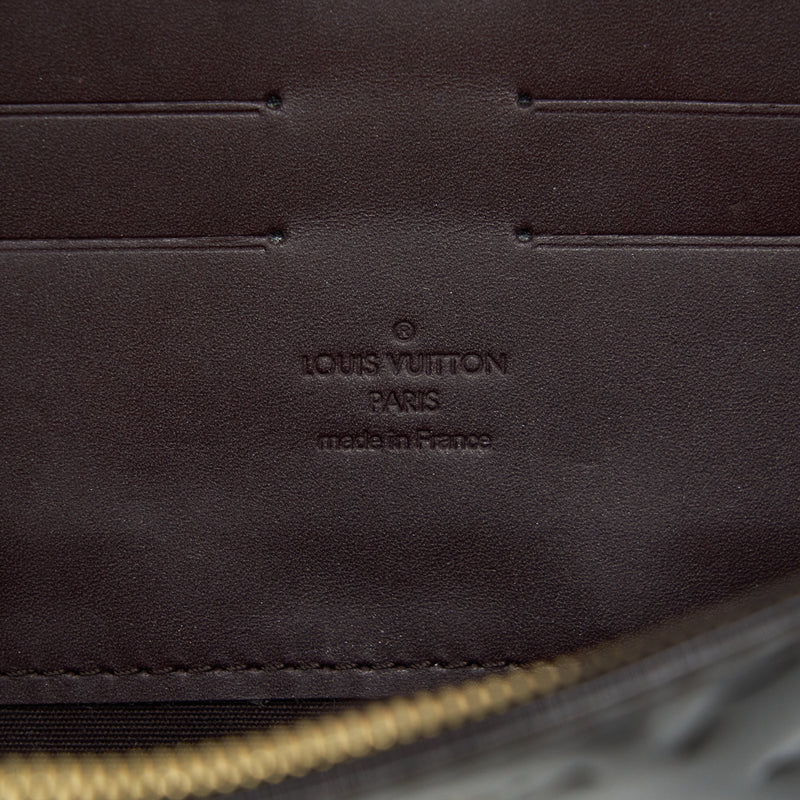 Louis Vuitton Sunset Boulevarde Shoulder Bag Patent Dark Red GHW