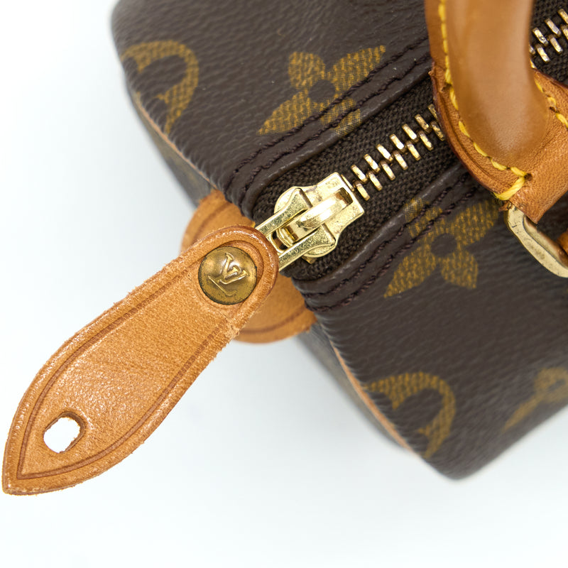 Louis Vuitton Nano Speedy Monogram Canvas GHW (Old Version)