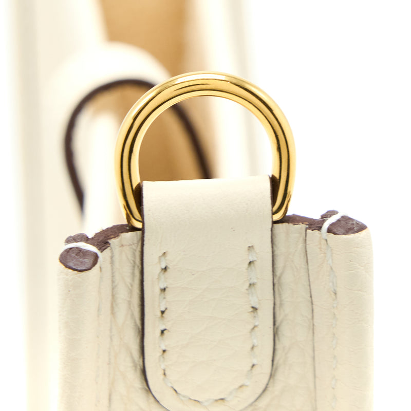 Hermes Mini Evelyne Clemence Nata GHW Stamp U