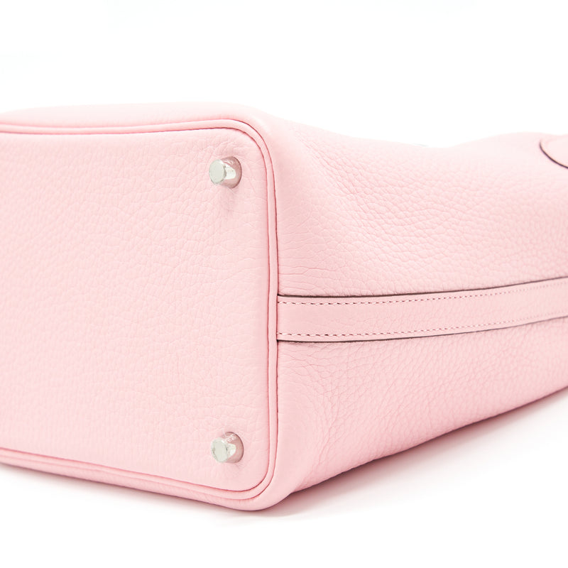 Hermes Picotin 18 Lock Bag Clemence 3Q Rose Sakura SHW Stamp Z