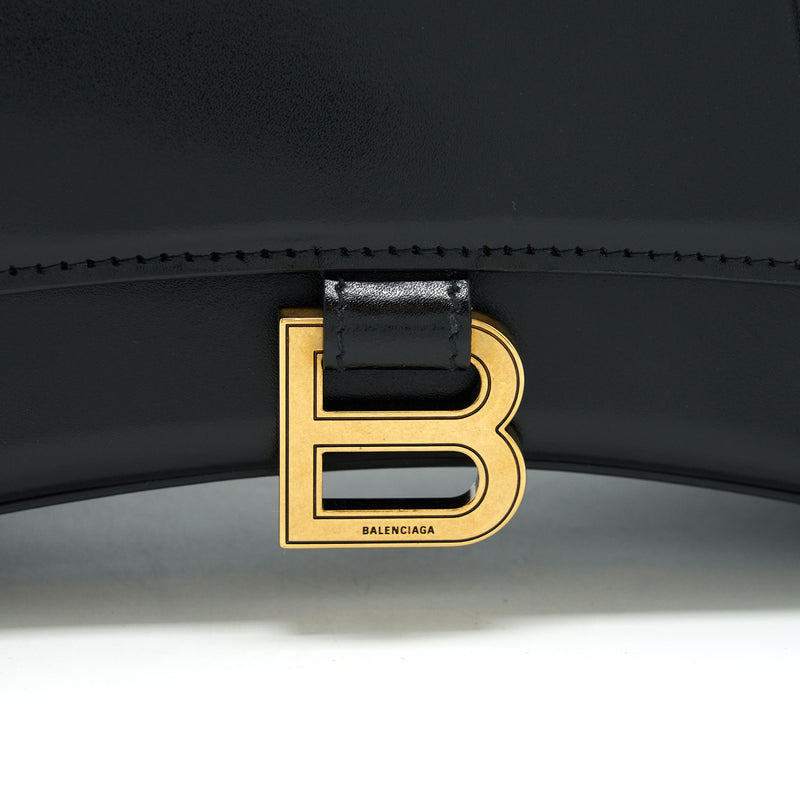 Balenciaga Hourglass S Calfskin Black GHW