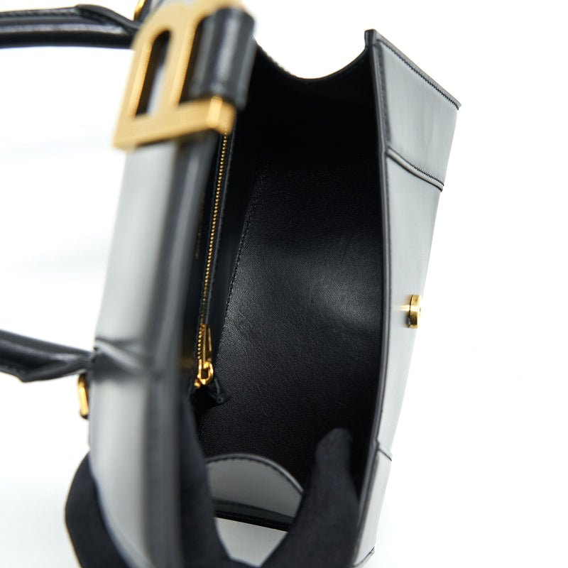 Balenciaga Hourglass S Calfskin Black GHW